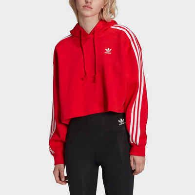 adidas pulli damen dunkelrot|Rote Hoodies .